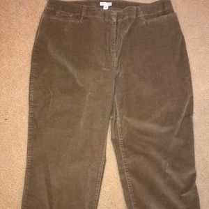 J Jill Corduroy Pants Size 12
